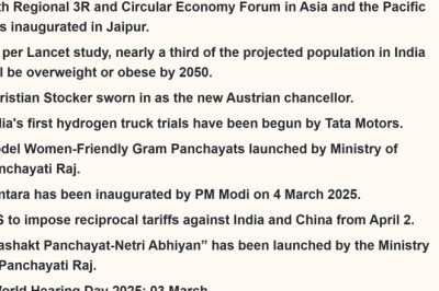 Read Daily Current Affairs of 6 March 2025