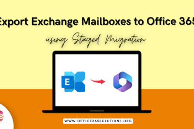 Export Exchange Mailboxes to Office 365 using Staged Migration