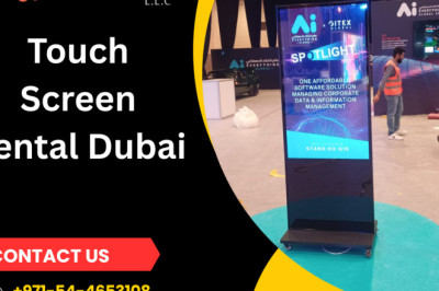Upgrade Your Event with Touch Screen Rental Dubai