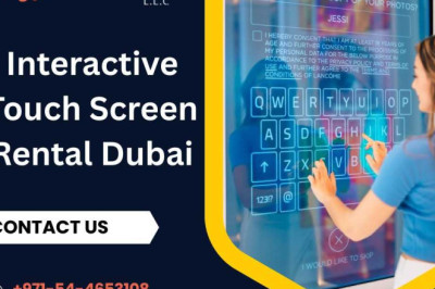 Interactive Touch Screen Rental Dubai Using Advanced Tech