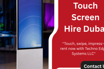 Where Can You Hire Touch Screens in Dubai Today?
